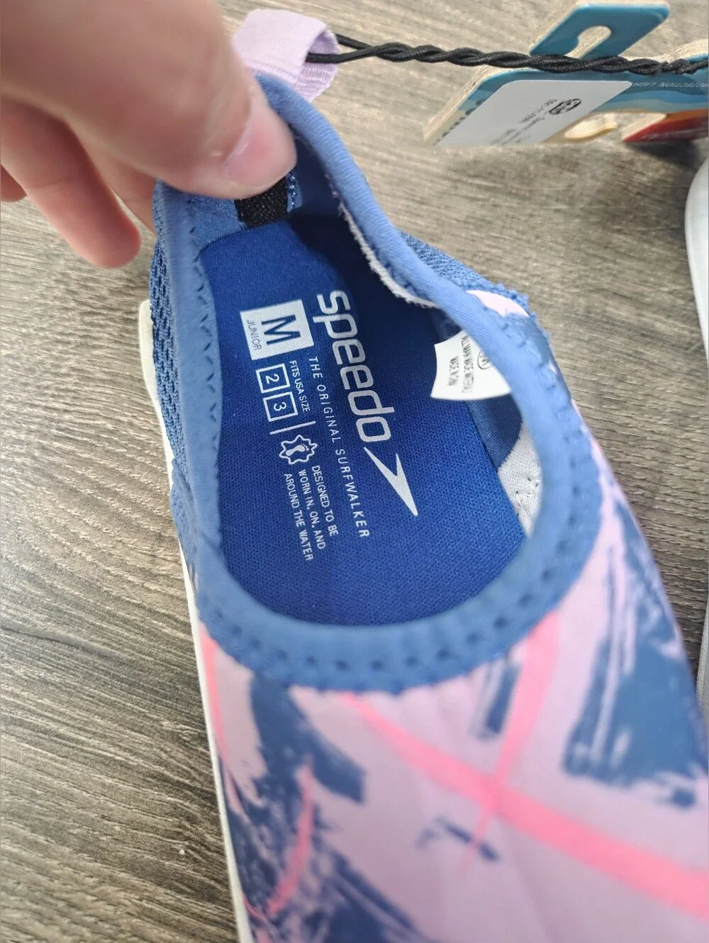 Girls Speedo Water Shoes Size 2/3 NWT